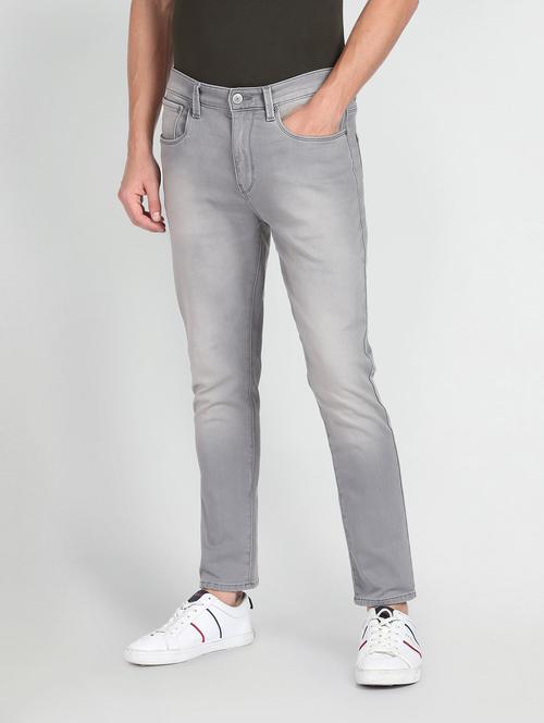 men mid rise washed denim jeans - 20542819 - Very Small Image - 1