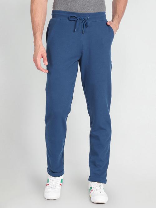 men mid rise full length track pant - 20542894 - Very Small Image - 1