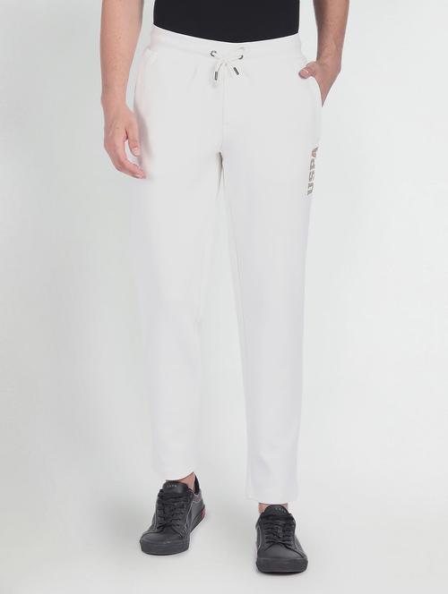 drawstring waist solid track pant - 20542898 - Very Small Image - 1