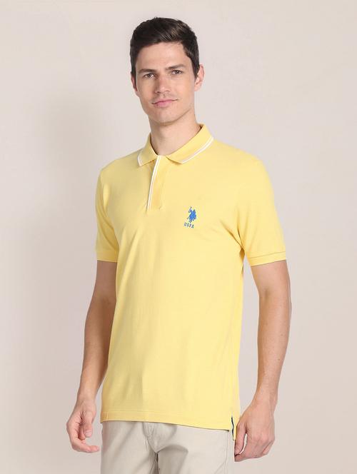 yellow cotton tshirt - 20543575 - Very Small Image - 1