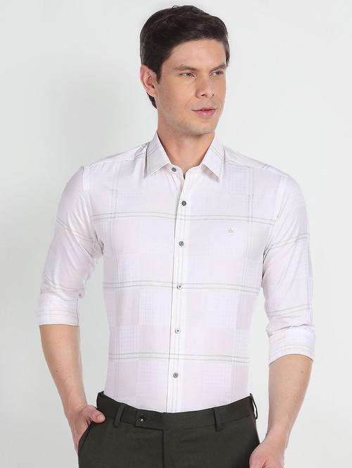 men checkered cotton formal shirt - 20545817 - Very Small Image - 1
