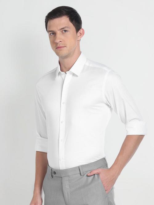 men solid long sleeve formal shirt - 20545866 - Very Small Image - 1