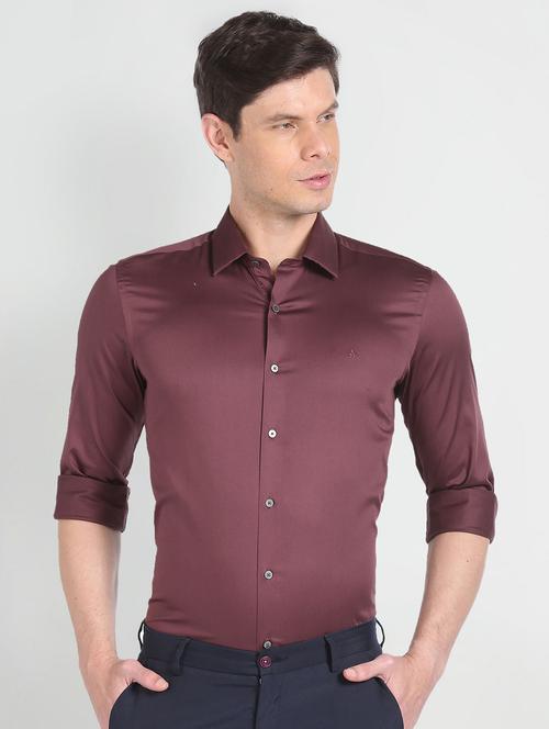 men solid long sleeve formal shirt - 20545880 - Very Small Image - 1