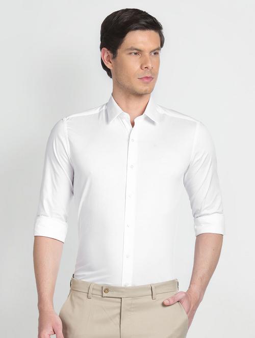 men solid long sleeve formal shirt - 20545886 - Very Small Image - 1
