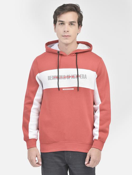 red cotton blend sweatshirt - 20546980 - Very Small Image - 1