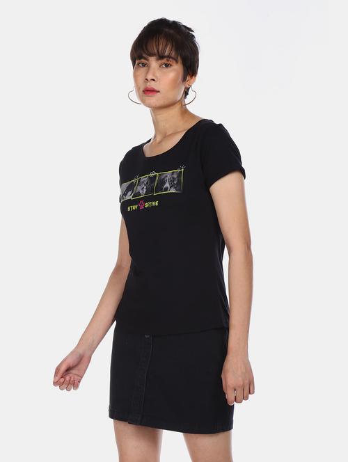 women's front print t-shirt - 20547770 - Very Small Image - 1