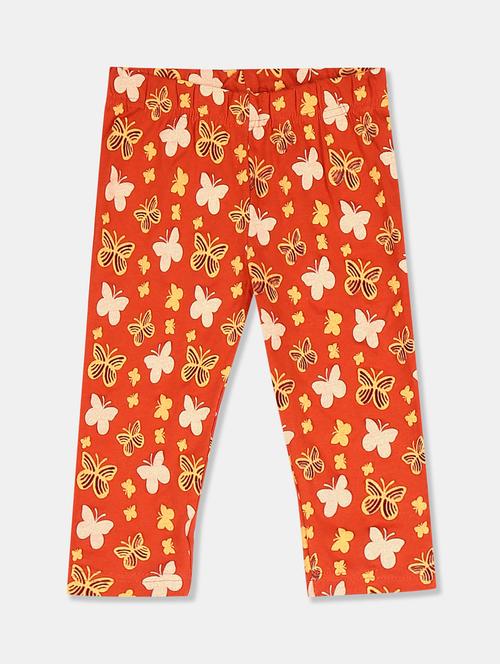 orange cotton casual pant - 20549489 - Very Small Image - 1