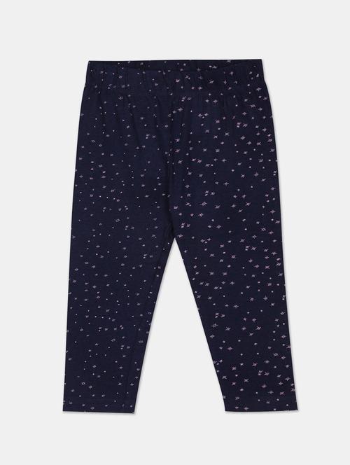 navy blue cotton casual pant - 20549492 - Very Small Image - 1