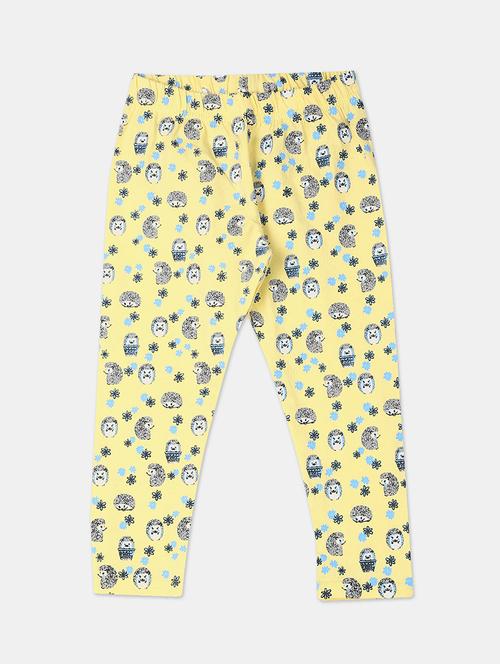 yellow cotton casual trouser - 20549514 - Very Small Image - 1