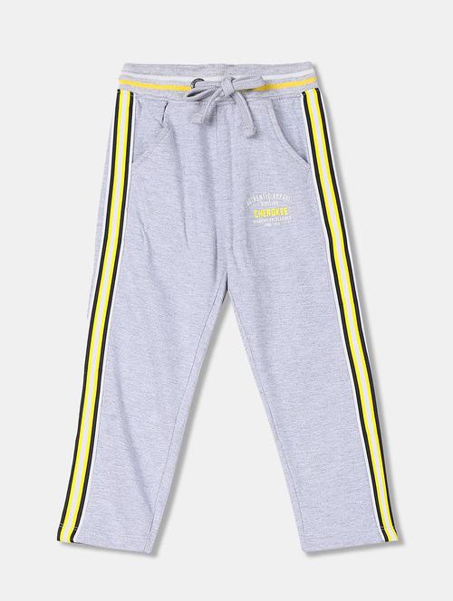 grey taped casual trouser - 20549543 - Very Small Image - 1