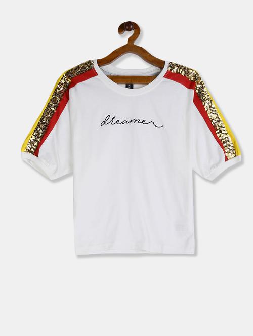 white cotton tee - 20549709 - Very Small Image - 1