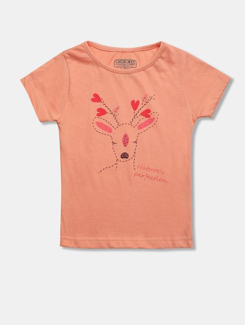 orange cotton regular tee - 20549736 - Very Small Image - 1