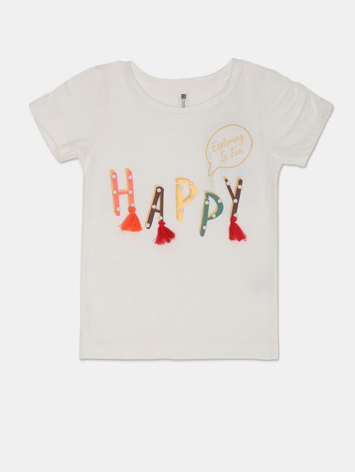 white cotton regular tee - 20549747 - Very Small Image - 1