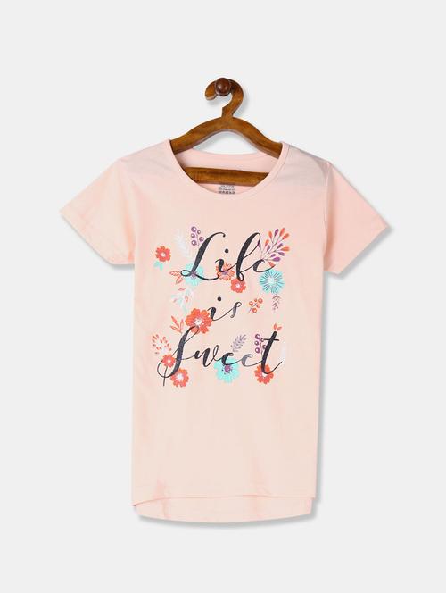 rosewater pink cotton regular tee - 20549749 - Very Small Image - 1