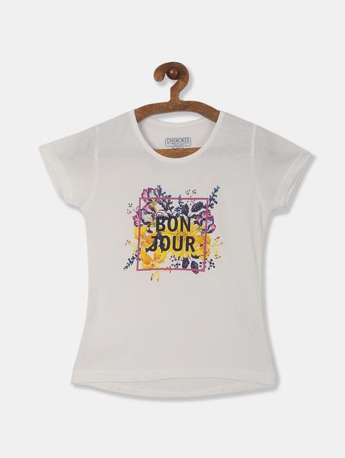 white cotton regular tee - 20549760 - Very Small Image - 1