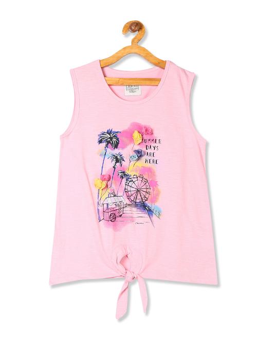 rosewater pink cotton regular tee - 20549769 - Very Small Image - 1