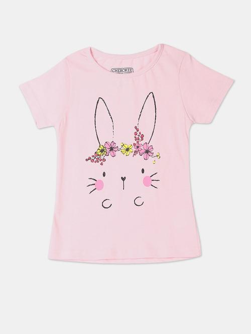rosewater pink cotton regular tee - 20549777 - Very Small Image - 1