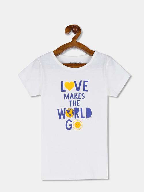white cotton regular tee - 20549786 - Very Small Image - 1