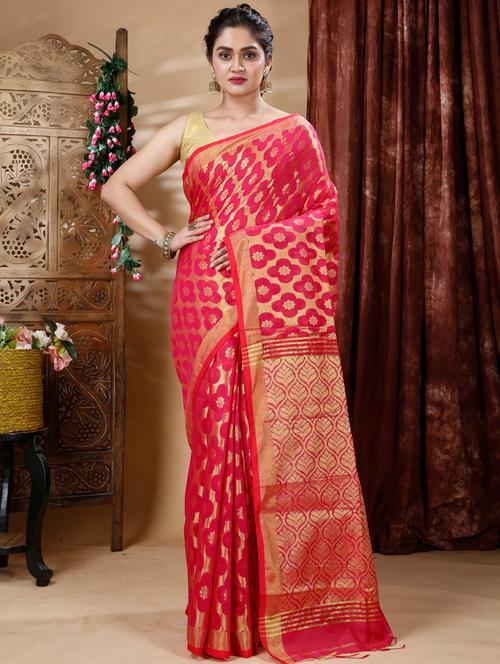 women self design assam silk saree - 20554987 - Very Small Image - 1