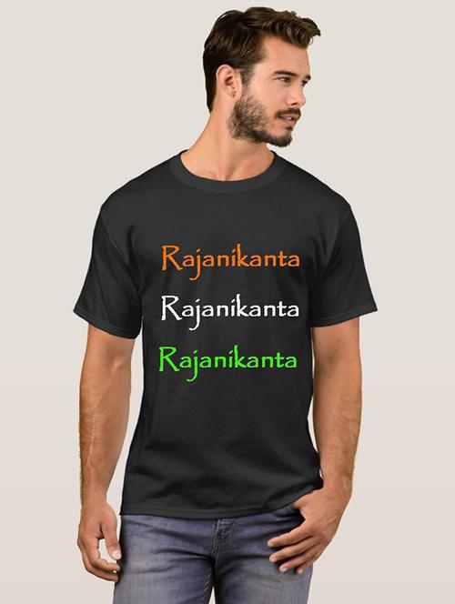 men round neck front print t-shirt - 20557035 - Very Small Image - 1