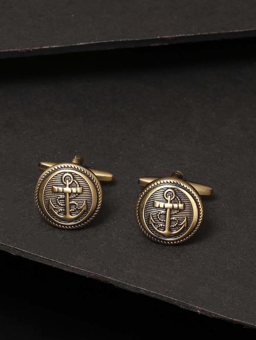 silver plated metal alloy cufflink - 20561630 - Very Small Image - 1