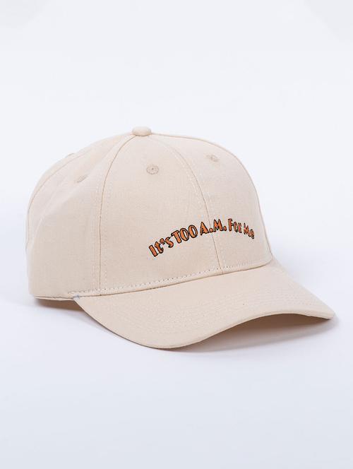 men adjustable cotton cap - 20561645 - Very Small Image - 1