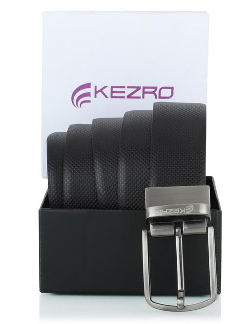 black & brown leatherette belt - 20562481 - Very Small Image - 1