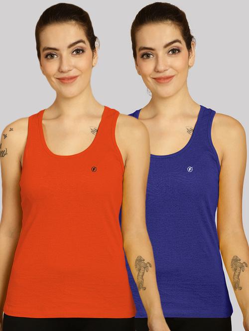 multi colored cotton tank top - 20562696 - Very Small Image - 1