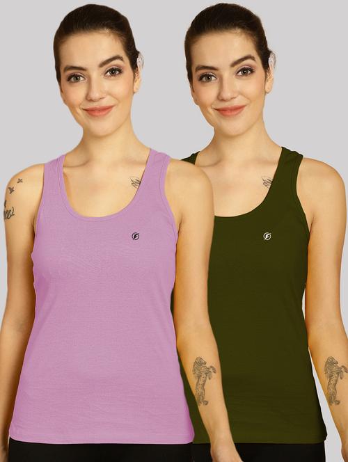 multi colored cotton tank top - 20562743 - Very Small Image - 1