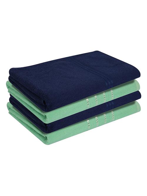 kids pack of 4 cotton bath towels - 20562806 - Very Small Image - 1