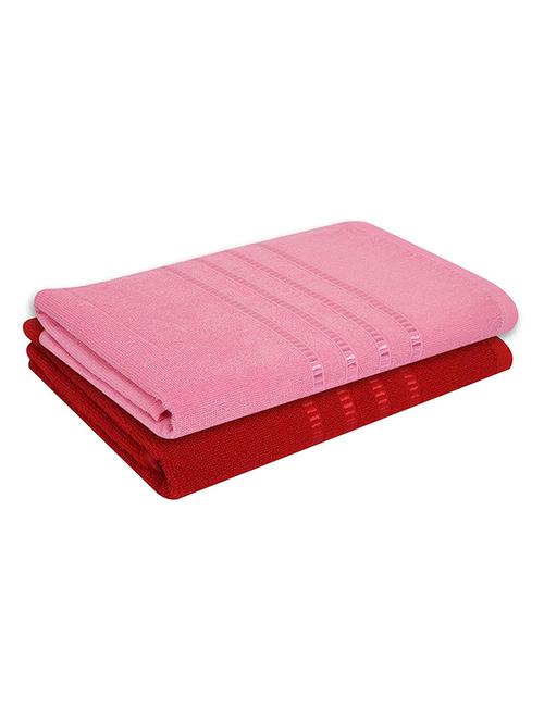 kids pack of 2 cotton bath towels - 20562820 - Very Small Image - 1