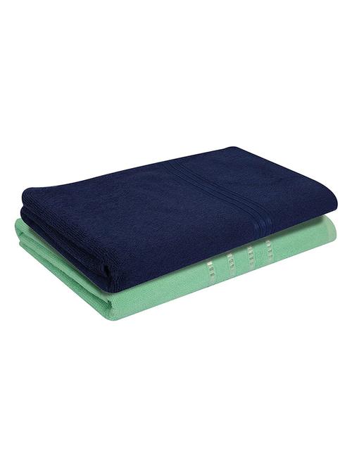kids pack of 2 cotton bath towels - 20562824 - Very Small Image - 1