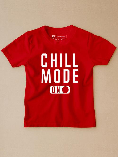 boys round neck typographic print t-shirt - 20563156 - Very Small Image - 1