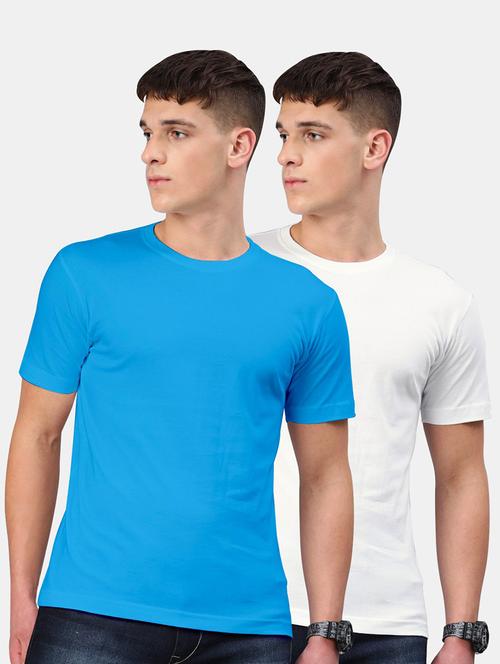 men pack of 2 solid t-shirts - 20563375 - Very Small Image - 1