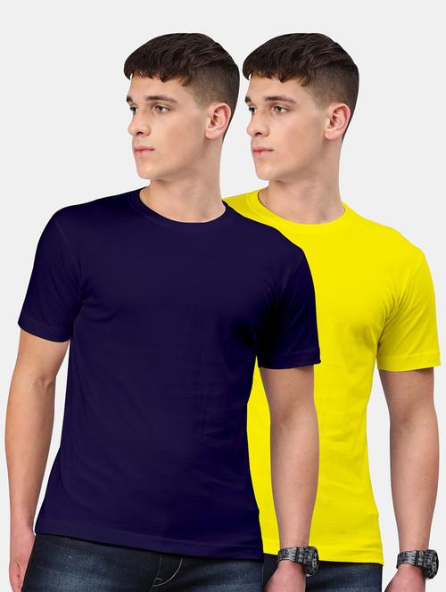men pack of 2 solid t-shirts - 20563413 - Very Small Image - 1