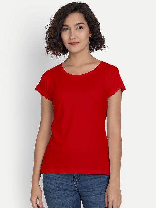 women's plain round neck t-shirt - 20563641 - Very Small Image - 1