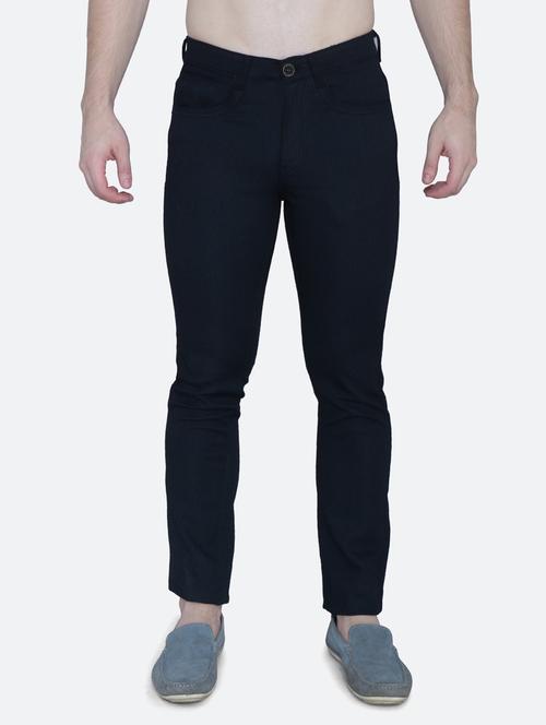 men solid slim fit full length jean - 20566180 - Very Small Image - 1