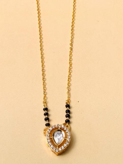 abdesigns gold plated mangalsutra - 20566396 - Very Small Image - 1