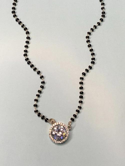 abdesigns silver plated mangalsutra - 20566403 - Very Small Image - 1