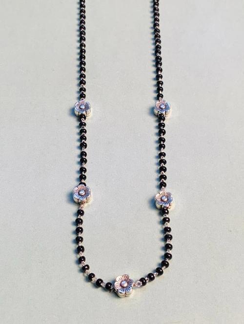 abdesigns silver plated mangalsutra - 20566420 - Very Small Image - 1