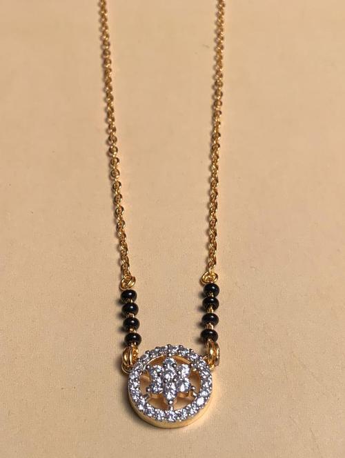 abdesigns gold plated mangalsutra - 20566429 - Very Small Image - 1