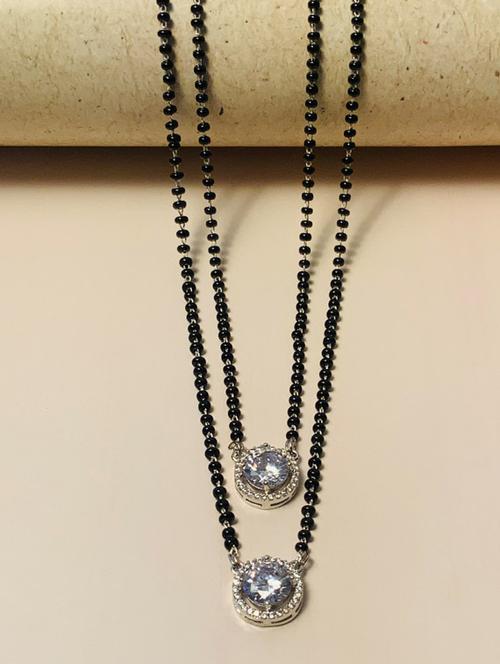 abdesigns silver plated mangalsutra - 20566500 - Very Small Image - 1