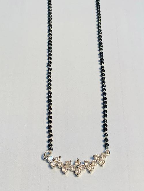 abdesigns silver plated mangalsutra - 20566536 - Very Small Image - 1