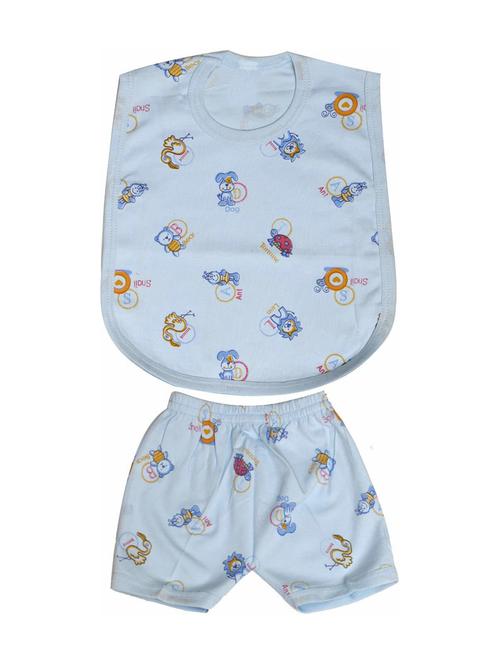 light blue printed shorts twin set - 20569440 - Very Small Image - 1