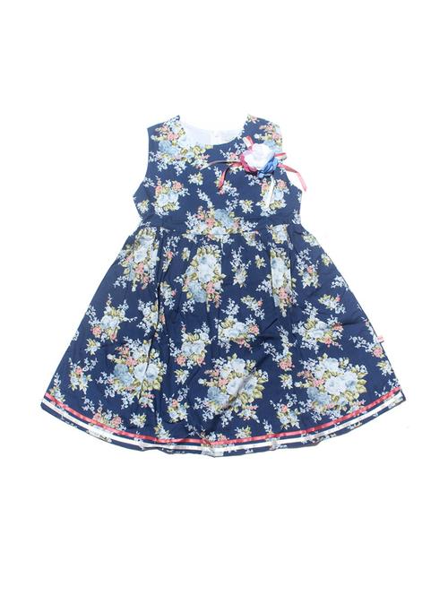 girls round neck sleeveless frock - 20569526 - Very Small Image - 1