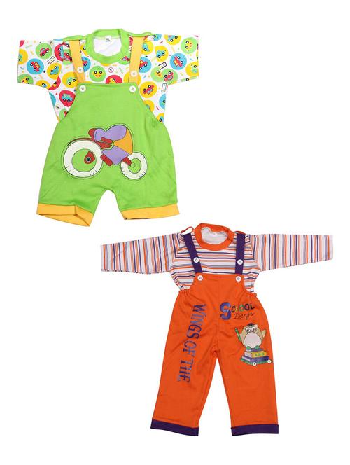 pack of 2 boys printed dungree - 20570055 - Very Small Image - 1