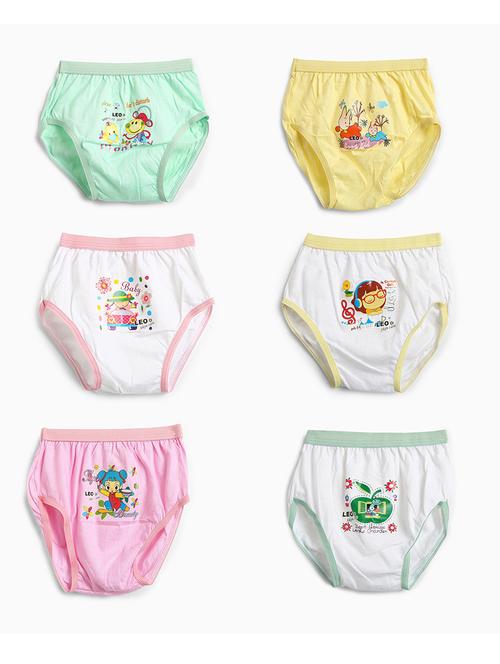 pack of 6 printed multi colored panties - 20570185 - Very Small Image - 1