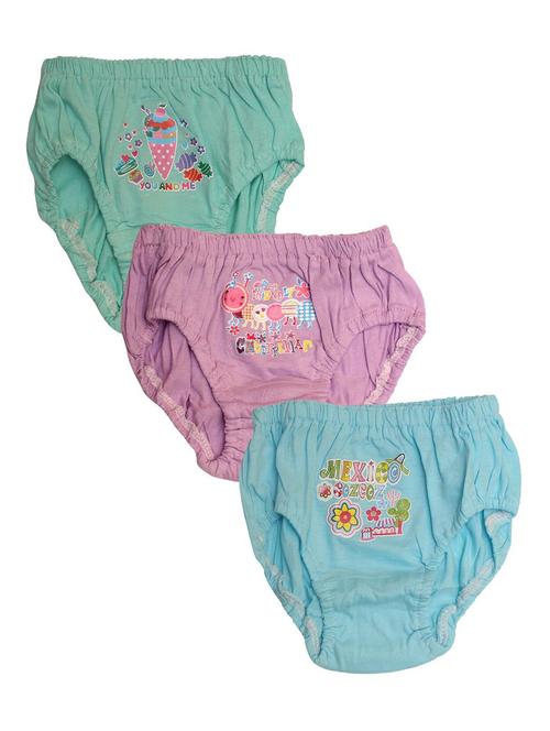 pack of 3 printed multi colored panties - 20570190 - Very Small Image - 1