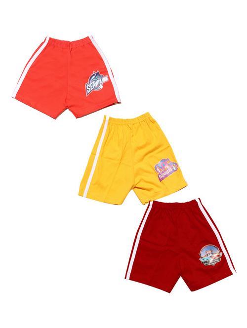pack of 3 boys placement print shorts - 20570193 - Very Small Image - 1