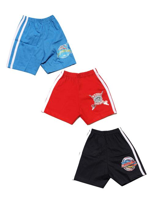 pack of 3 boys placement print shorts - 20570195 - Very Small Image - 1